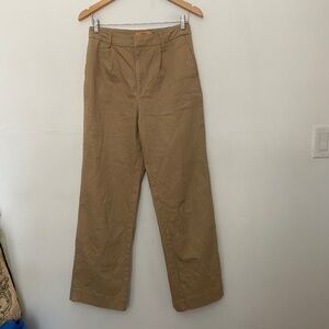 Brown Wide Leg Lightweight Pants